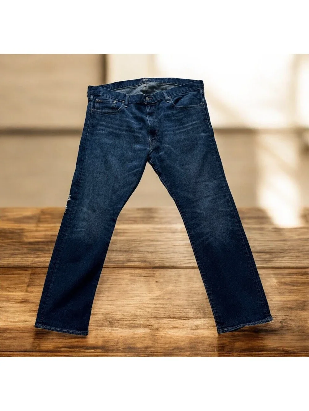 Polo Ralph Lauren Men’s Jeans 38x30 Medium Wash Stretch Straight Leg Denim